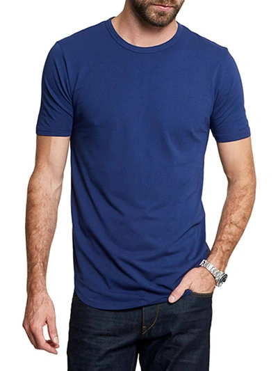 Shop Goodlife Men's Supima Cotton-blend Scallop Crewneck T-shirt In Good Life Navy