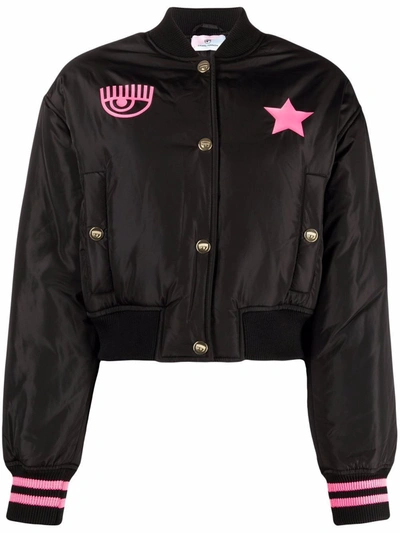 Shop Chiara Ferragni Jackets Black