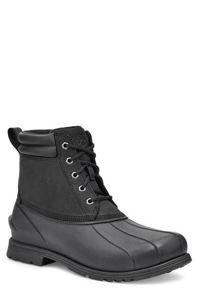 Shop Ugg Gatson Waterproof Boot In Black