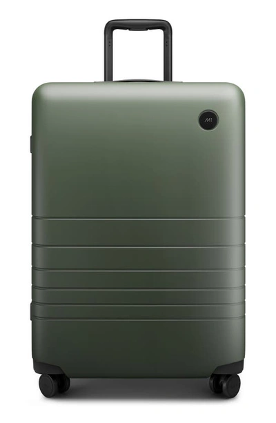 Shop Monos 27-inch Medium Check-in Spinner Luggage In Olive Green