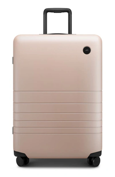 Shop Monos 27-inch Medium Check-in Spinner Luggage In Rose Quartz