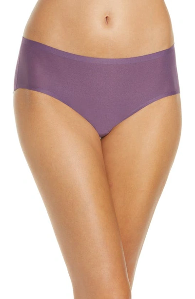 Shop Chantelle Lingerie Soft Stretch Seamless Hipster Panties In Fig