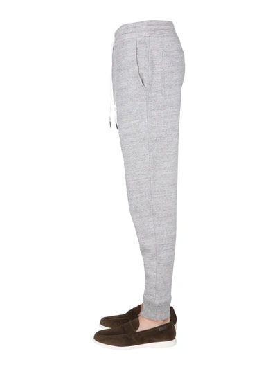 Tom Ford Heathered Grey Jogging Pants In Grey