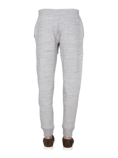 Tom Ford Heathered Grey Jogging Pants In Grey