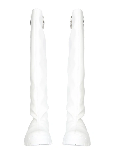 Shop Msgm Rain Boots In White