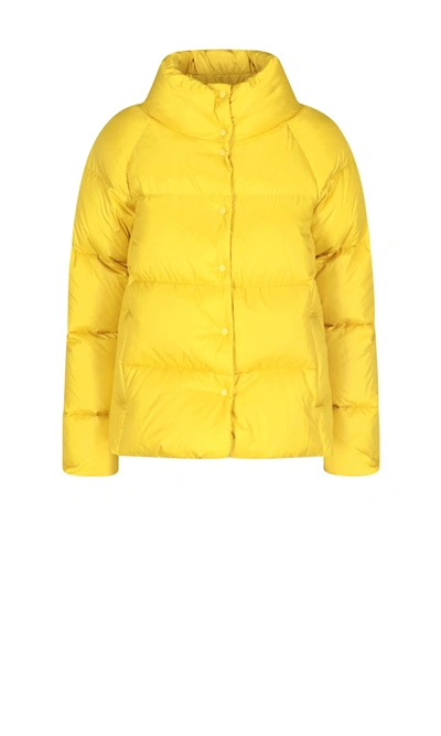 Shop Aspesi "brera" Down Jacket In Yellow