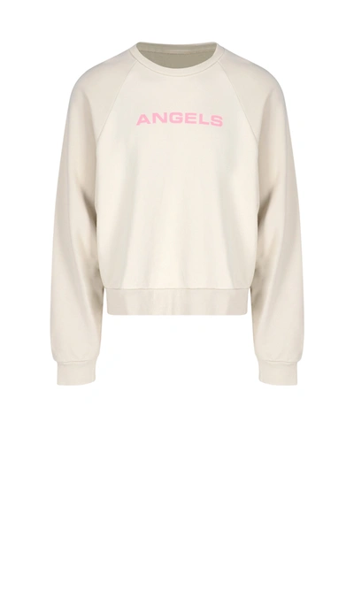 Shop Liberal Youth Ministry "angels" Sweatshirt In Neutrals