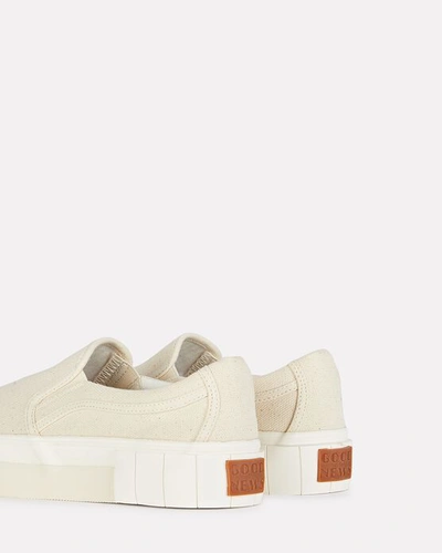 Shop Good News Yess Canvas Low-top Sneakers In Beige
