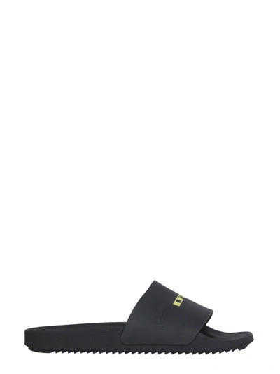 Rick Owens Drkshdw Drkshdw By Rick Owens Rubber Slides In Black