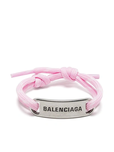 Shop Balenciaga Women's Pink Polyester Bracelet