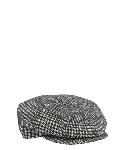 Shop Tagliatore Men's Grey Other Materials Hat