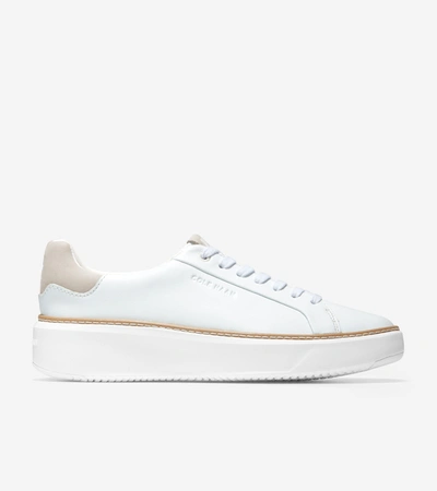 Cole Haan Grandprø Topspin Sneakers In White-dove