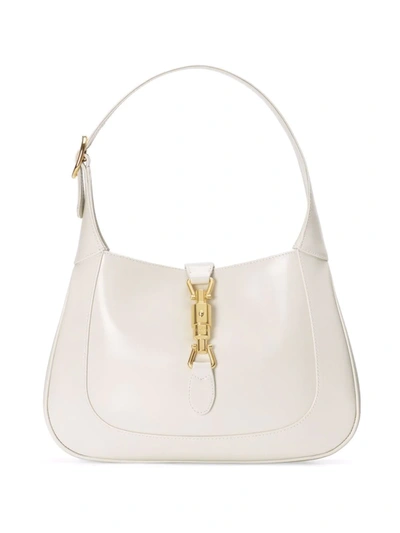 Shop Gucci Small Jackie 1961 Shoulder Bag In White