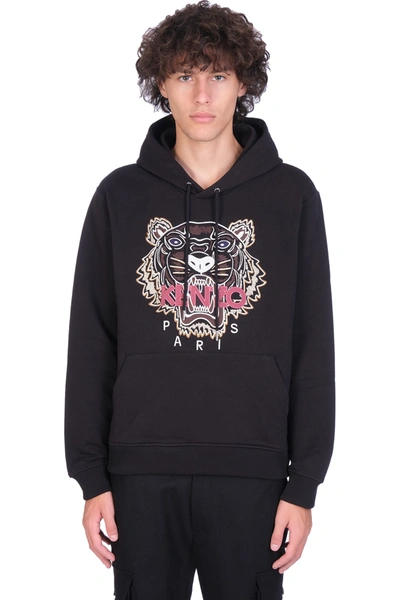 Shop Kenzo Sweatshirt In Black Cotton