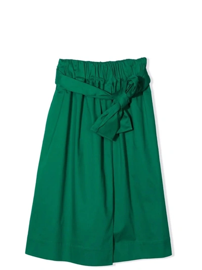 Shop Marni Gathered Skirt In Green