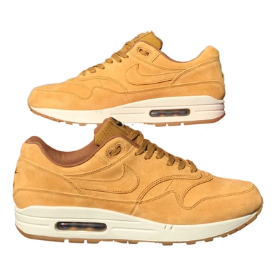 Pre-owned Nike Air Max 1 Low Trainers In Camel | ModeSens