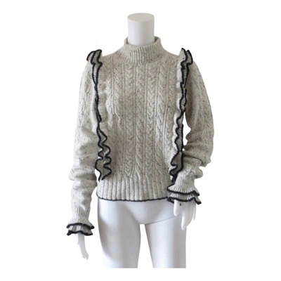 Pre-owned Philosophy Di Lorenzo Serafini Wool Jumper In White