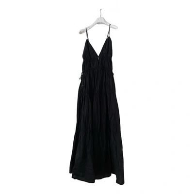 Pre-owned Jonathan Simkhai Maxi Dress In Black