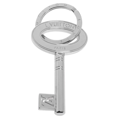 Pre-owned Silver Stainless Steel Louis Vuitton Key Holder