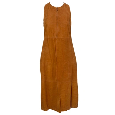 Pre-owned The Row Mid-length Dress In Camel
