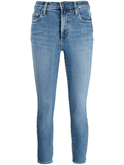 Shop Nobody Denim Cult High-waisted Skinny Jeans In Blau