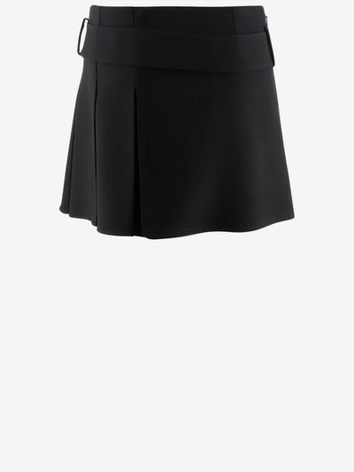 Shop Versace Skirts In Nero