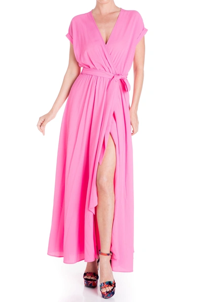 Shop Meghan La Jasmine Maxi Dress In Bubble Gum Pink