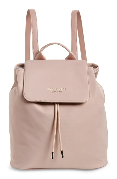 Ted Baker Naaommi Nylon Backpack In Pale Pink ModeSens