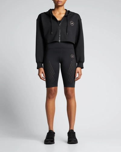 Shop Adidas By Stella Mccartney Truepurpose Cycling Tights In Black