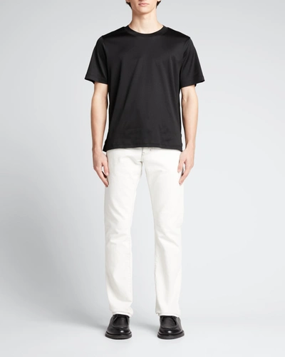 Shop Eton Men's Luxe Jersey T-shirt In Black