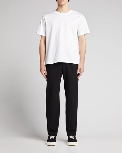 Shop Eton Men's Luxe Jersey T-shirt In White