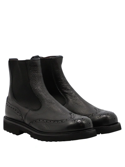 Shop Tricker's "silvia" Ankle Boots In Black  