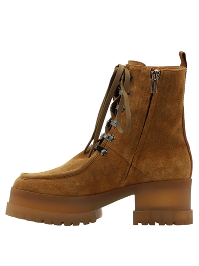 Shop Clergerie "walt" Ankle Boots In Beige