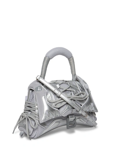 Shop Balenciaga Sneakerhead Top Handle Bag Silver