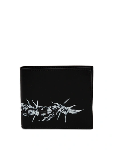 Shop Givenchy Barbed Wire Billfold Wallet Black