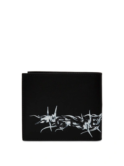 Shop Givenchy Barbed Wire Billfold Wallet Black