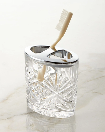 Shop Godinger Dublin Toothbrush Holder In Clear