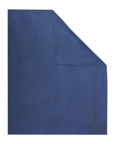 Anne De Solene Vexin Encre 200 Thread-count King Duvet Cover In Encre