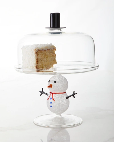 Shop Massimo Lunardon Snowman Cake Stand