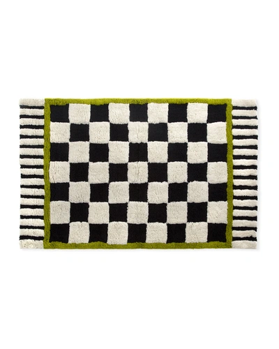 Shop Mackenzie-childs Courtly Check Large Bath Rug
