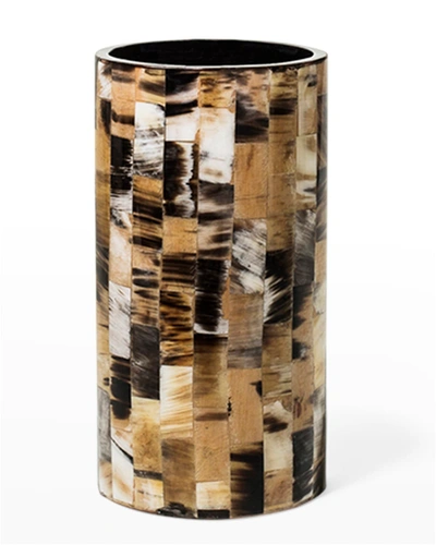 Ladorada Horn Domino 10" Cylinder Vase