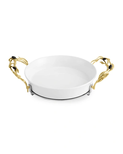 Michael Aram Olive Branch Pie Dish