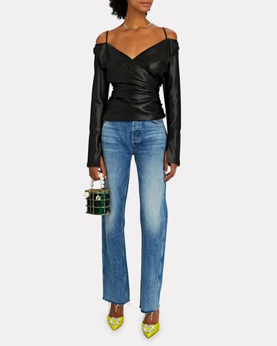 Shop Re/done 90s High Rise Loose Jeans In Denim
