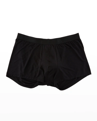 Derek Rose Alex 1 Stretch Jersey Hipster Boxer Briefs (shorter Leg) In Black