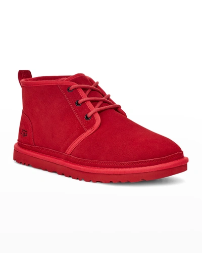 Shop Ugg Neumel Suede Desert Boots In Red