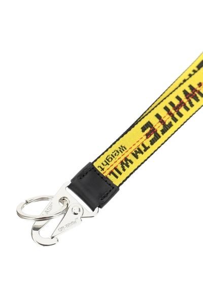 Shop Off-white Industrial Necklace Key Ring In Mixed Colours