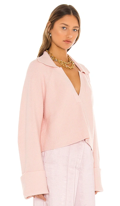 L'academie Harvey Pullover In Pink
