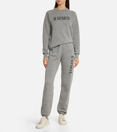 Shop Rodarte Radarte Printed Sweatshirt In Grey