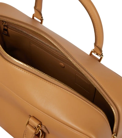 Shop Loewe Amazona 28 Leather Tote In Warm Desert