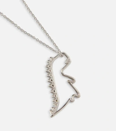 Shop Aliita Dino 9kt White Gold Necklace